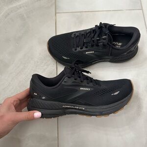 Brooks Black and Tan Adrenaline GTS 23 Stability Running Shoes